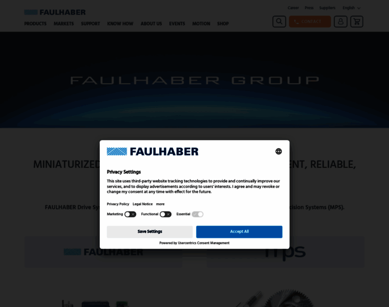 Faulhaber-group.com thumbnail