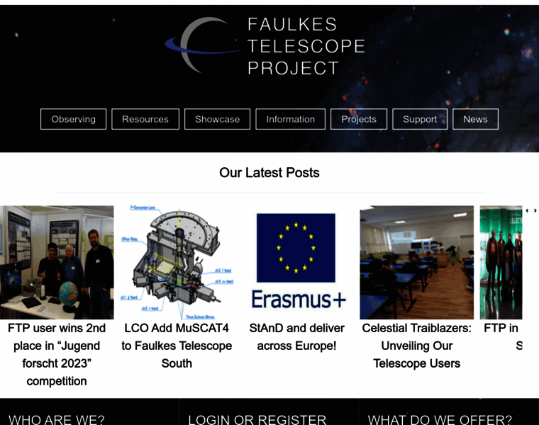 Faulkes-telescope.com thumbnail