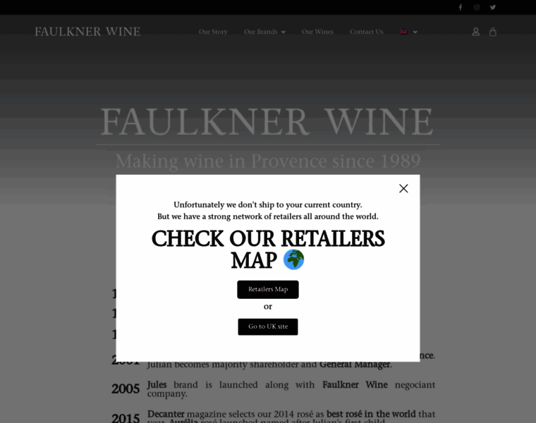 Faulknerwine.com thumbnail