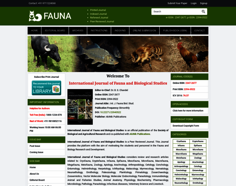 Faunajournal.com thumbnail