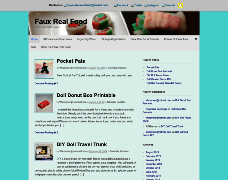 Fauxrealfood.com thumbnail