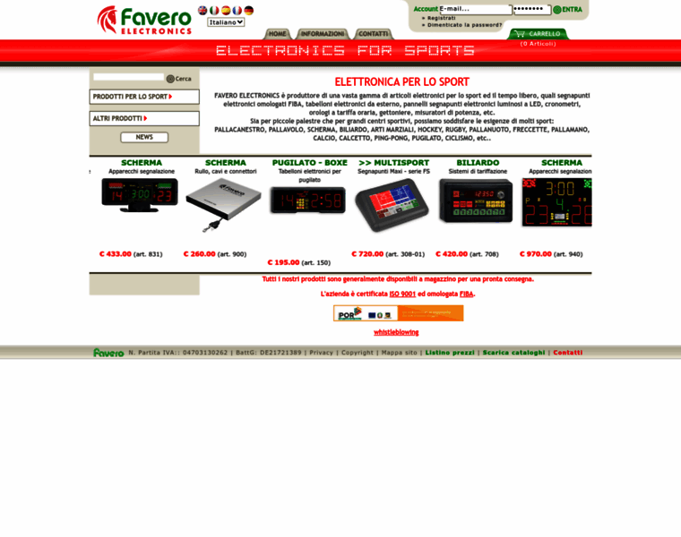Favero.com thumbnail