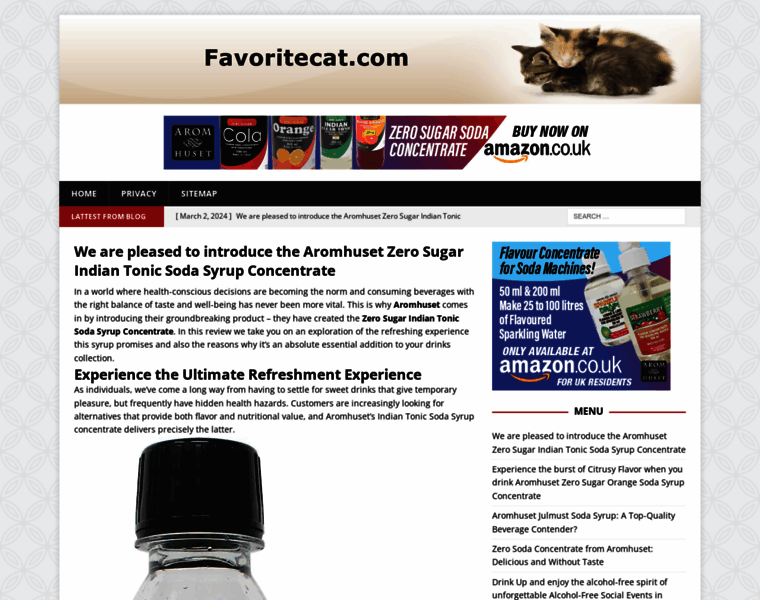 Favoritecat.com thumbnail