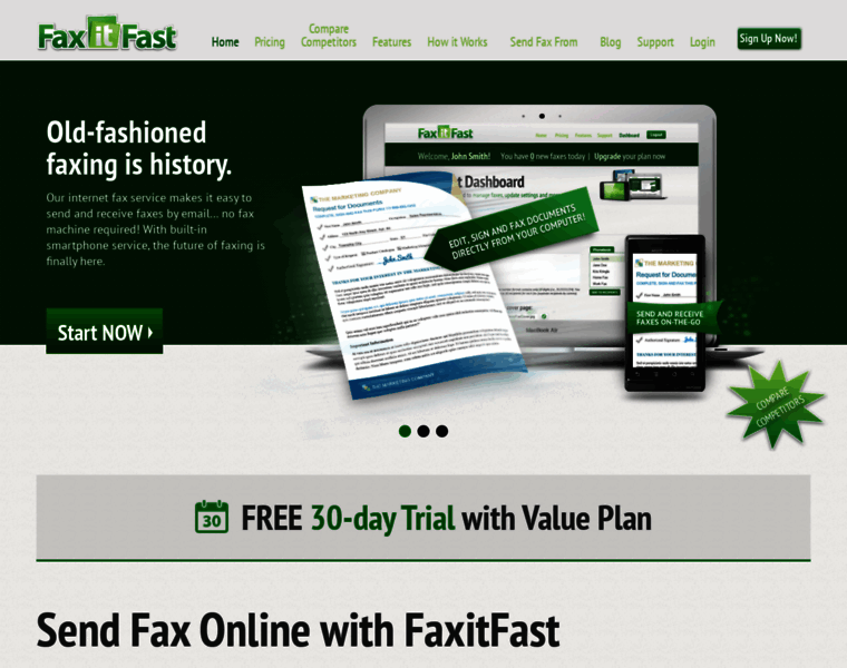 Faxitfast.com thumbnail