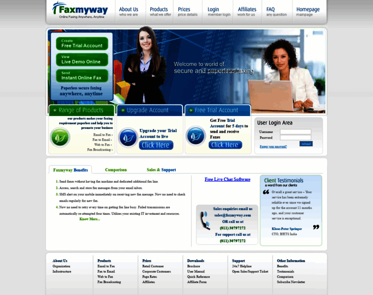 Faxmyway.com thumbnail