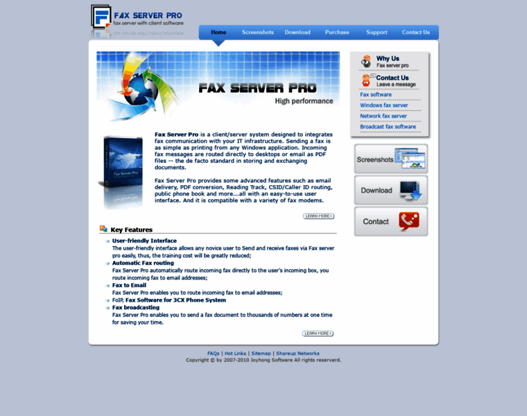 Faxserverpro.com thumbnail