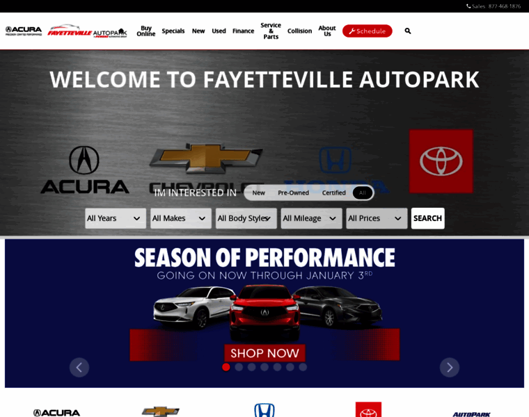 Fayettevilleautopark.com thumbnail