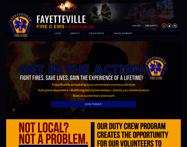 Fayettevillefd.org thumbnail