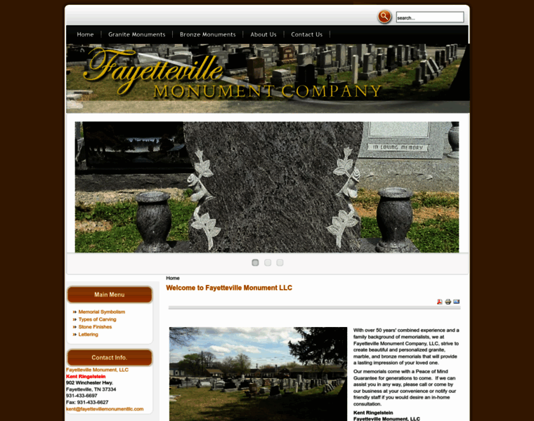 Fayettevillemonuments.com thumbnail