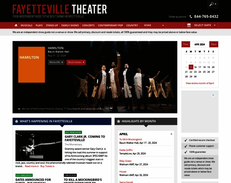 Fayettevilletheater.com thumbnail