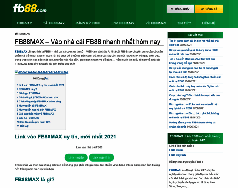Fb88max.co thumbnail