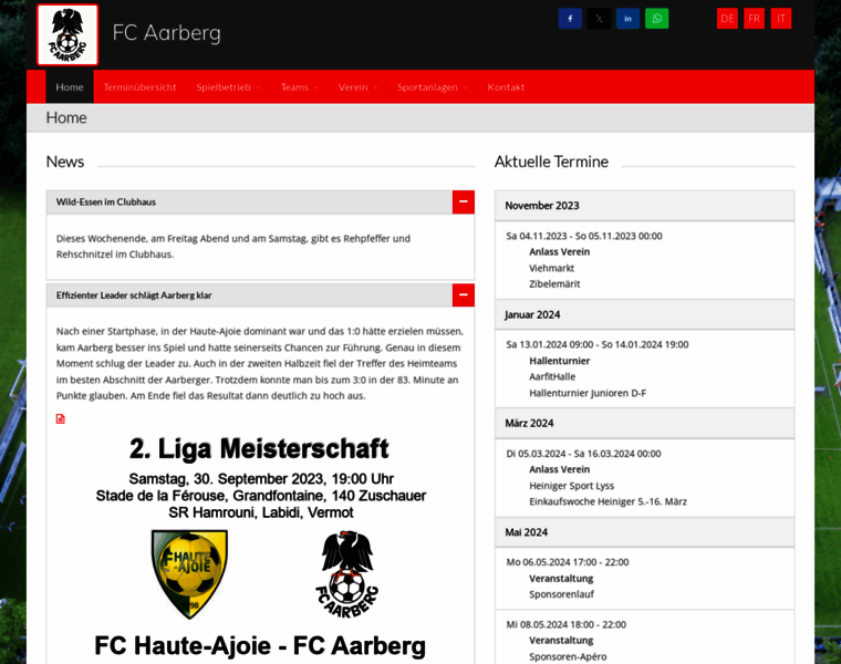 Fcaarberg.ch thumbnail