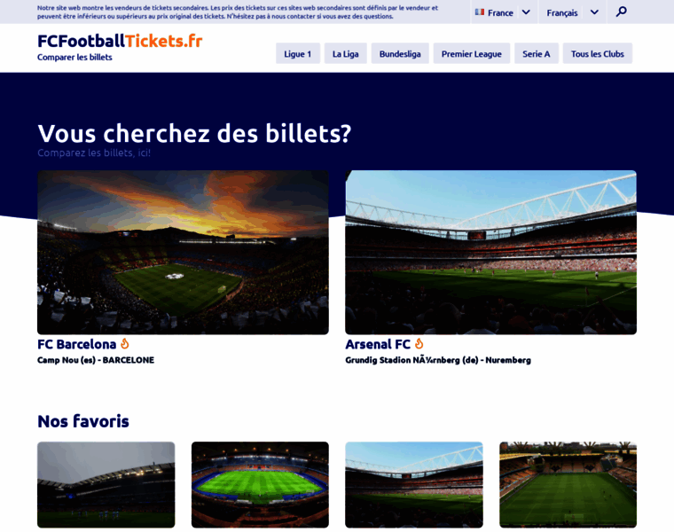 Fcfootballtickets.fr thumbnail