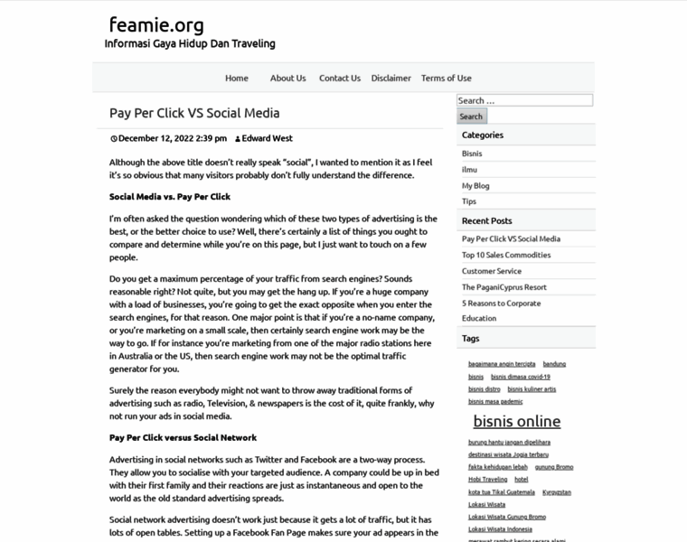 Feamie.org thumbnail