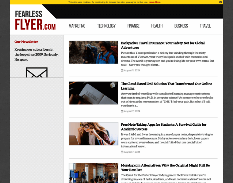 Fearlessflyer.com thumbnail