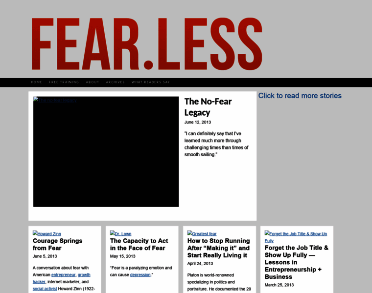 Fearlessstories.com thumbnail
