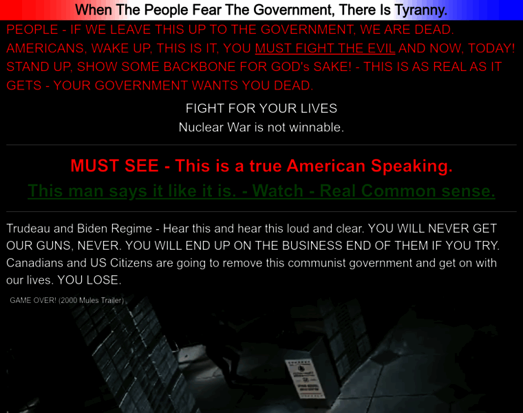 Fearthegovernment.com thumbnail