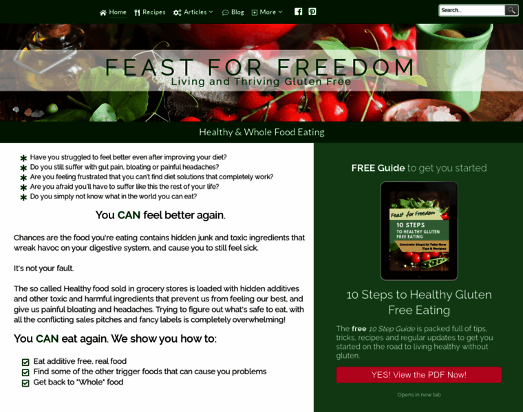 Feast-for-freedom.com thumbnail