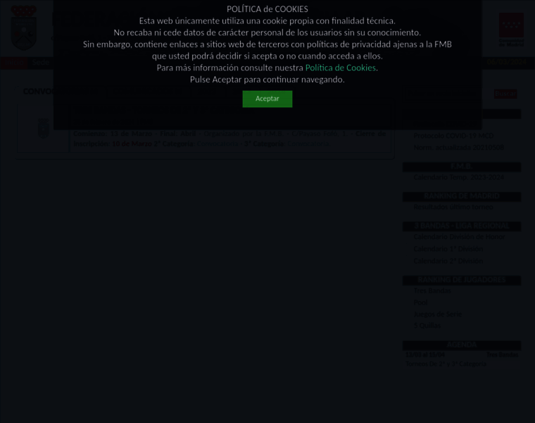 Federacionmadriddebillar.com thumbnail