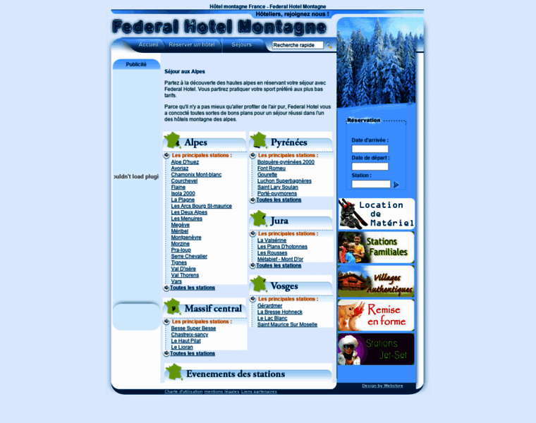 Federal-hotel-montagne.fr thumbnail