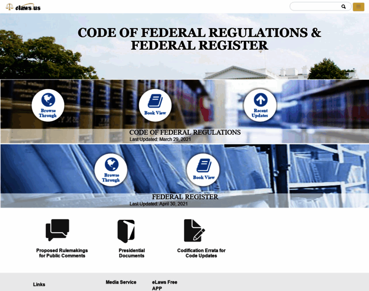 Federal.eregulations.us thumbnail