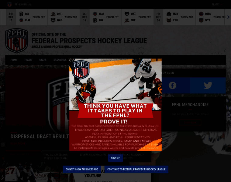 Federalhockey.com thumbnail