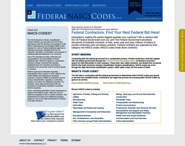 Federalnaicscodes.com thumbnail