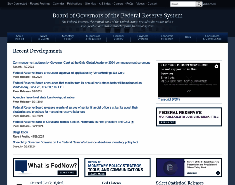 Federalreserve.gov thumbnail