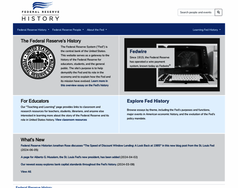 Federalreservehistory.org thumbnail