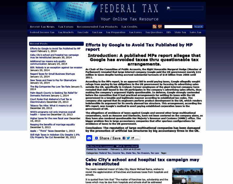 Federaltax.net thumbnail