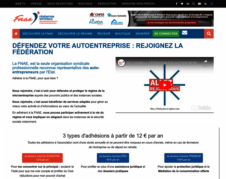 Federation-auto-entrepreneur.fr thumbnail