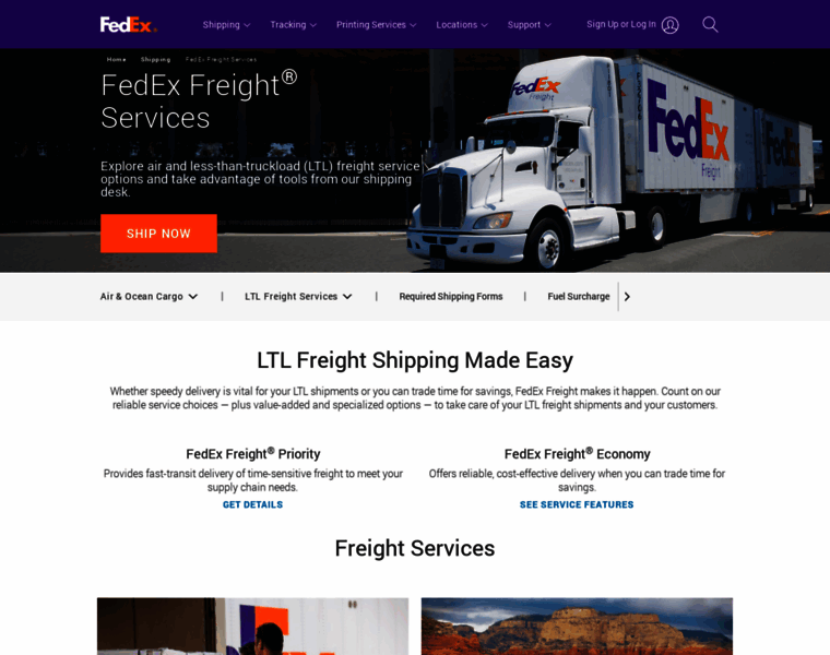 Fedexfreight.com thumbnail
