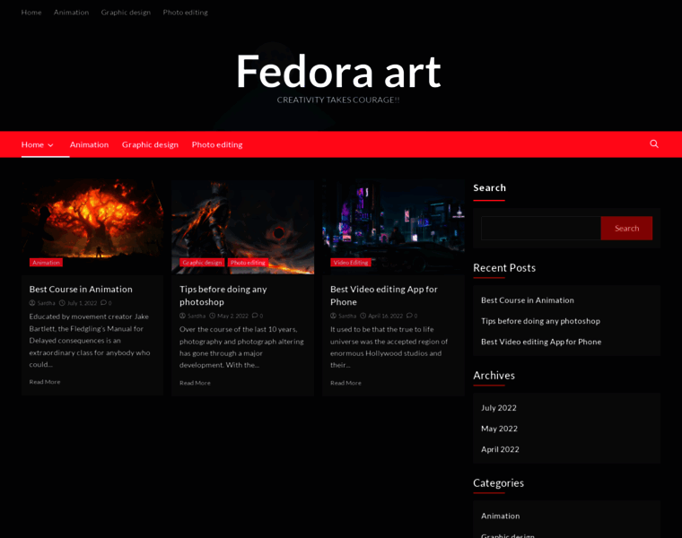 Fedora-art.org thumbnail