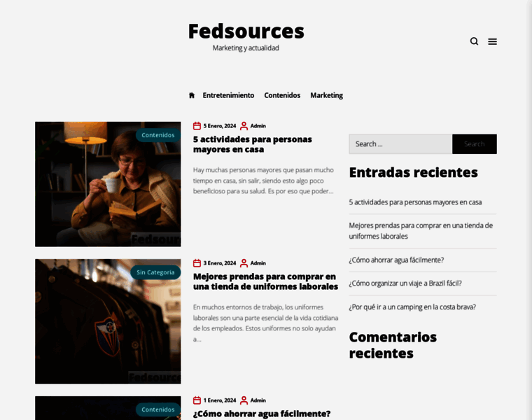 Fedsources.com thumbnail