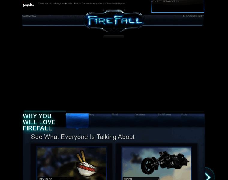Feedback.firefallthegame.com thumbnail