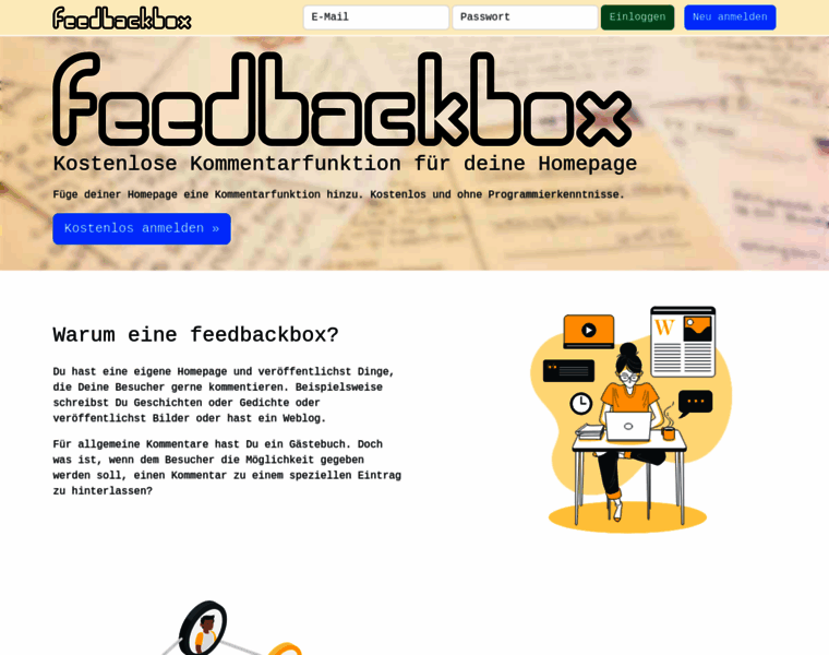Feedbackbox.com thumbnail Feedbackbox.com thumbnail