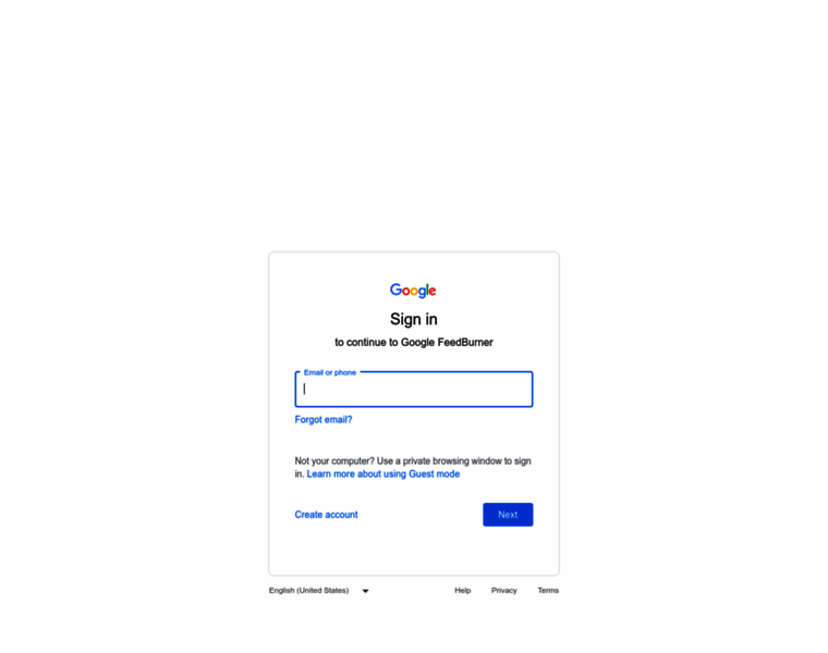 Feedburner.google.com thumbnail