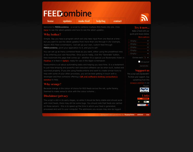 Feedcombine.co.uk thumbnail