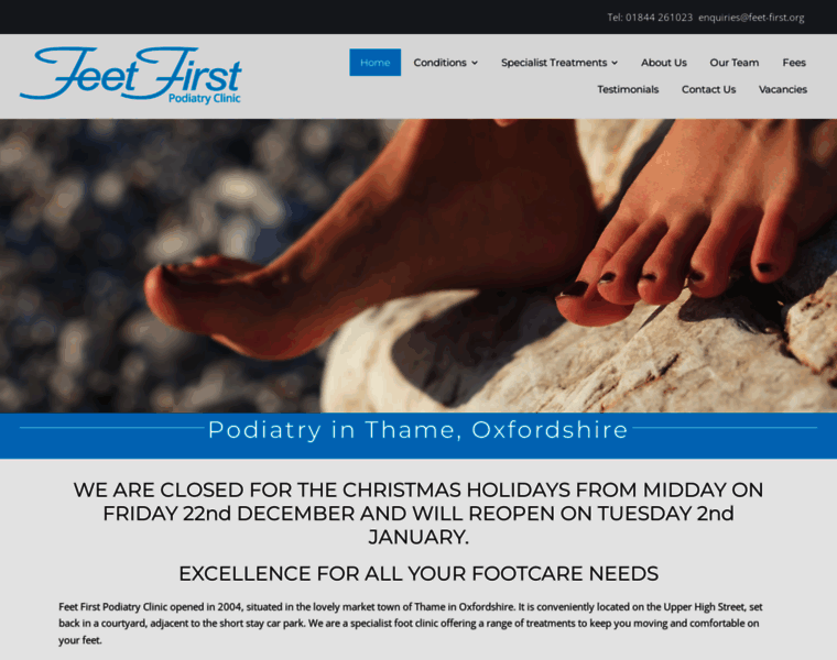 Feet-first.org thumbnail
