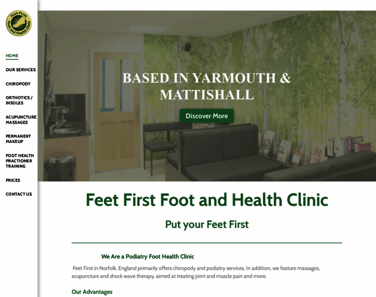 Feetfirstfootandhealthclinic.co.uk thumbnail