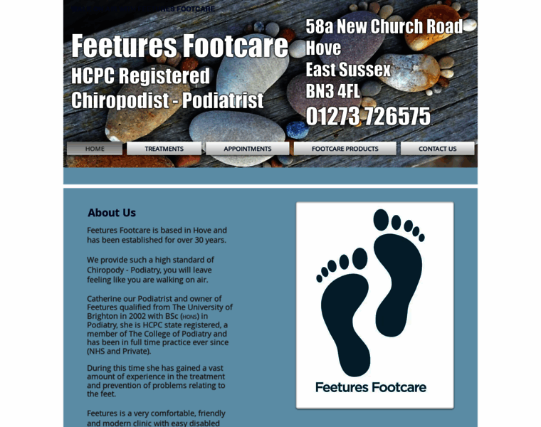 Feeturesfootcare.com thumbnail