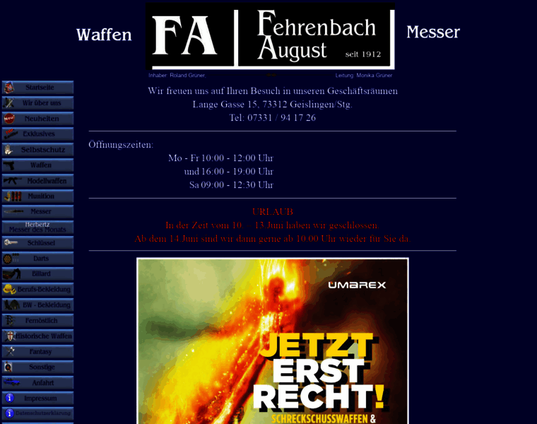 Fehrenbach-waffen-messer.de thumbnail