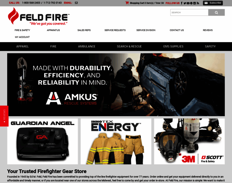 Feldfire.com thumbnail