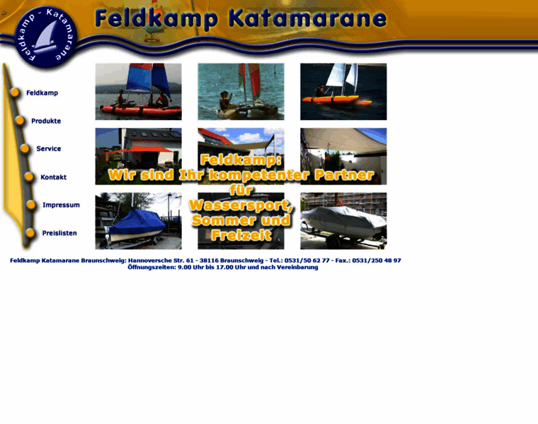 Feldkamp-katamarane.de thumbnail