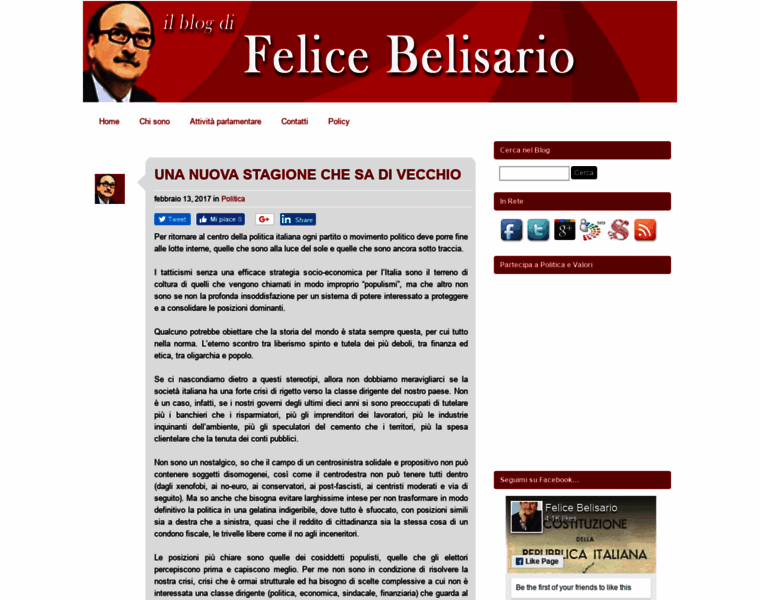 Felicebelisario.it thumbnail