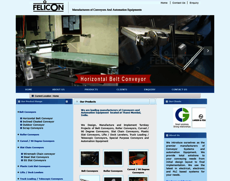 Feliconconveyors.com thumbnail