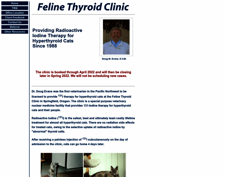 Felinethyroidclinic.com thumbnail