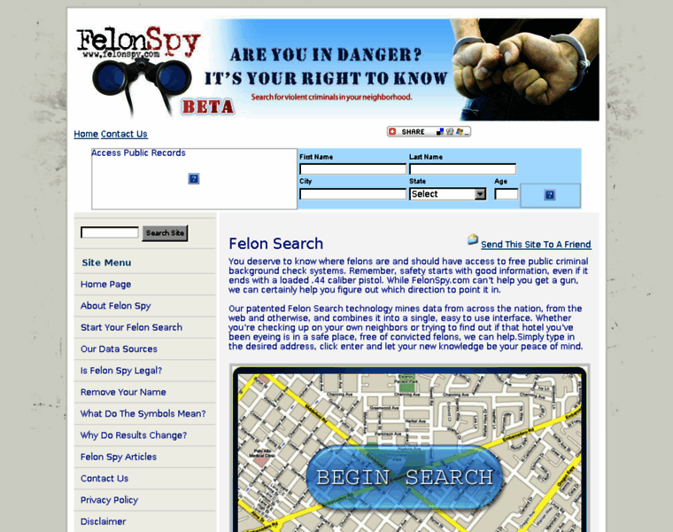 Felonspy.com thumbnail
