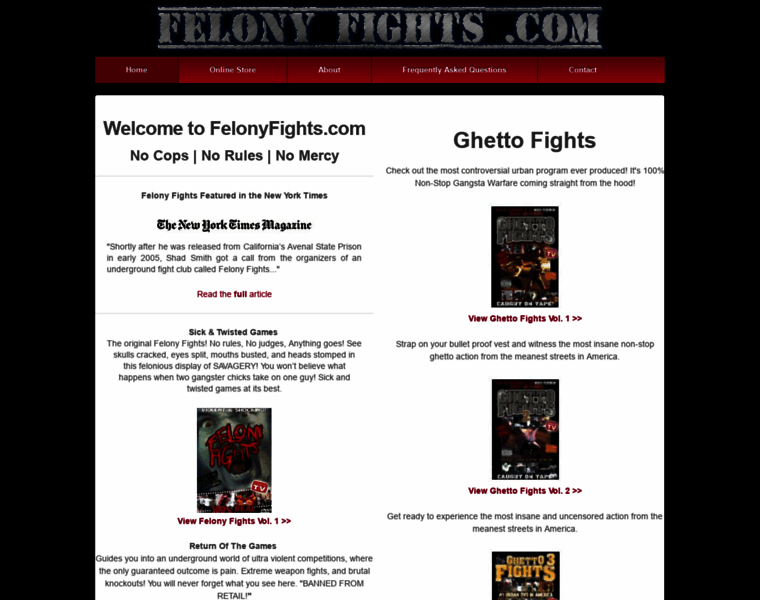 Felonyfights.com thumbnail