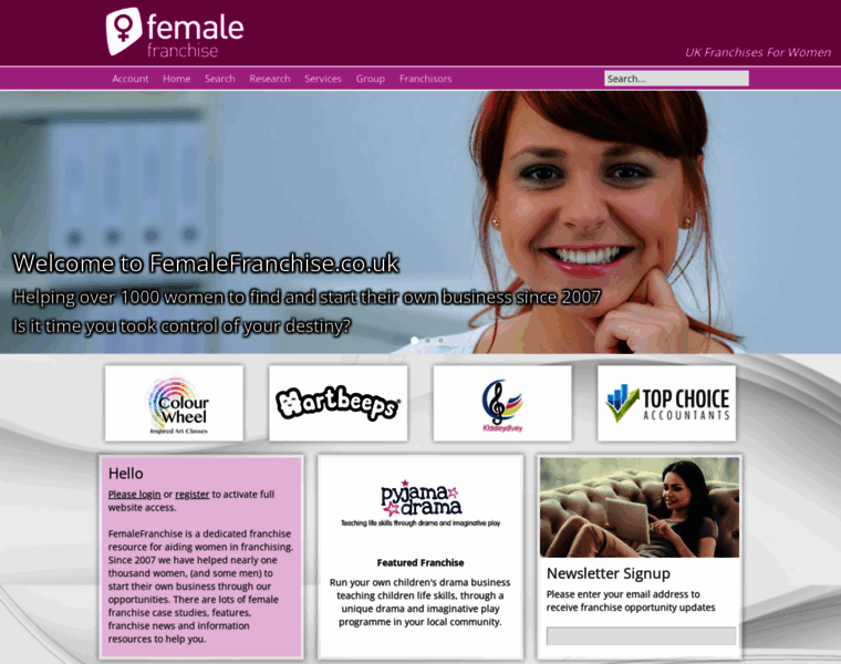 Femalefranchise.co.uk thumbnail